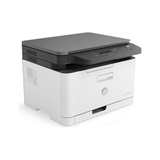 HP Color LaserJet MFP 178nw 4ZB96A, Stampante a Singola Funzione A4, Stampa Fronte e Retro Manuale a colori, 18 ppm, USB, Wi-Fi, Ethernet, Schermo LCD a icone con