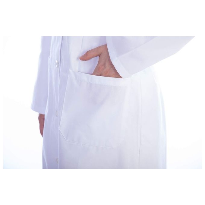 Camice Bianco - Cotone-Poliestere - Donna - Taglia M 1 pz