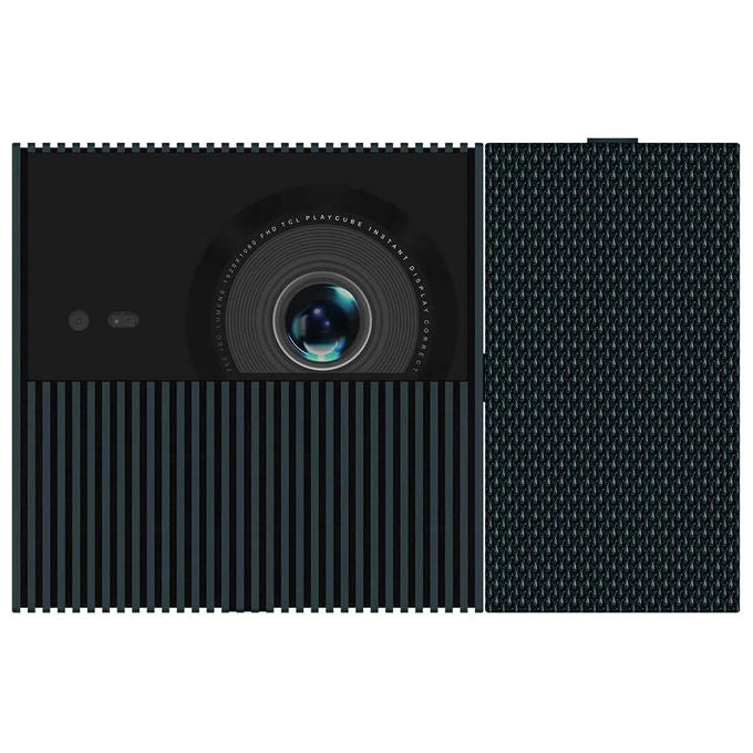 TCL PlayCube P3 Proiettore Portatile Schermo da 30'' a 150'' Risoluzione 1080P con supporto 4K 750 ISO Lumen Wifi BT Google TV e certificazione Netflix