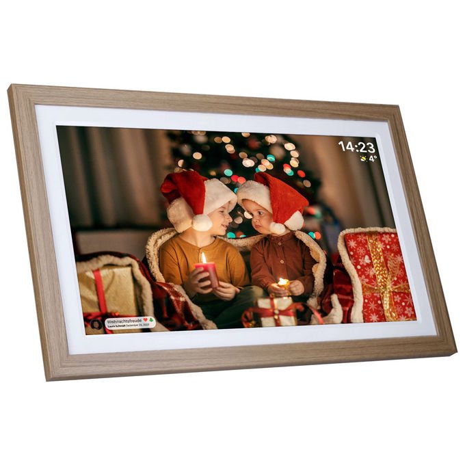 Rollei 50018 Cornice per foto digitali Touch screen Wi-Fi 54,6 cm (21.5'') 1920 x 1080 Pixel IPS 32 GB colore Marrone