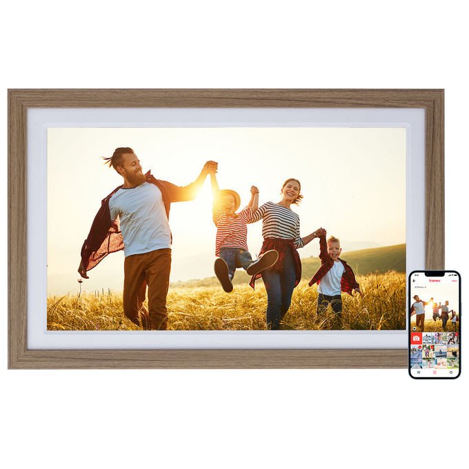 Rollei 50018 Cornice per foto digitali Touch screen Wi-Fi 54,6 cm (21.5'') 1920 x 1080 Pixel IPS 32 GB colore Marrone