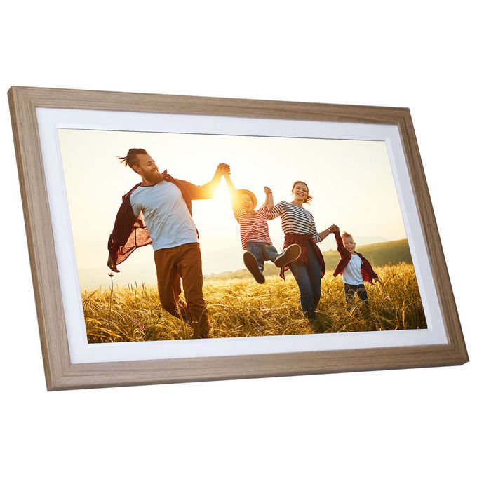 Rollei 50018 Cornice per foto digitali Touch screen Wi-Fi 54,6 cm (21.5'') 1920 x 1080 Pixel IPS 32 GB colore Marrone