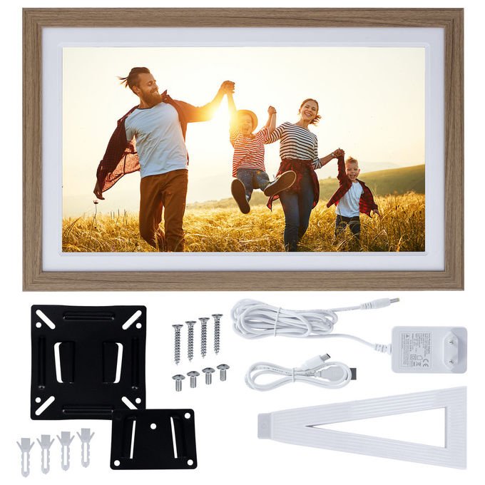 Rollei 50018 Cornice per foto digitali Touch screen Wi-Fi 54,6 cm (21.5'') 1920 x 1080 Pixel IPS 32 GB colore Marrone