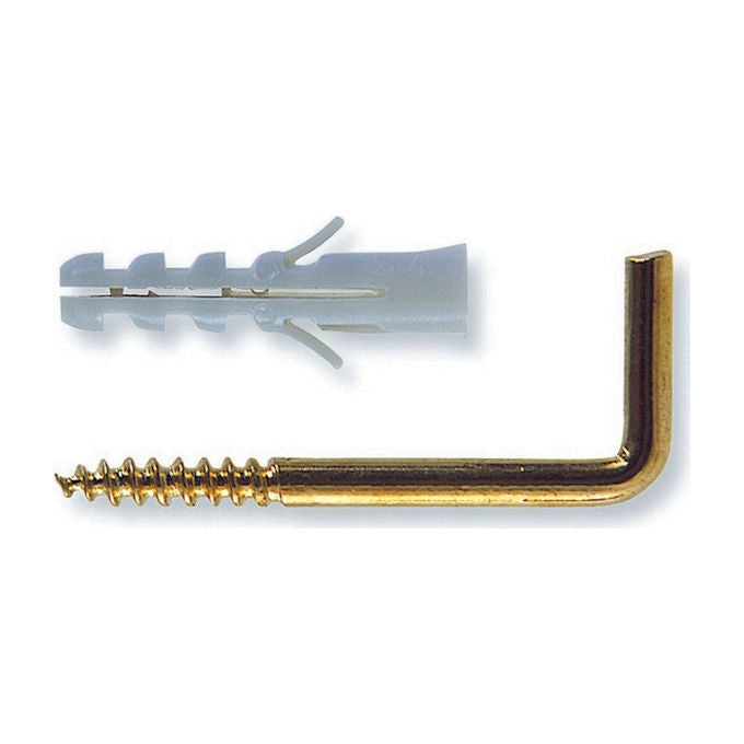 Fischer Confezine 10 Appendiquadris 4 S Nylongancio Ottonato