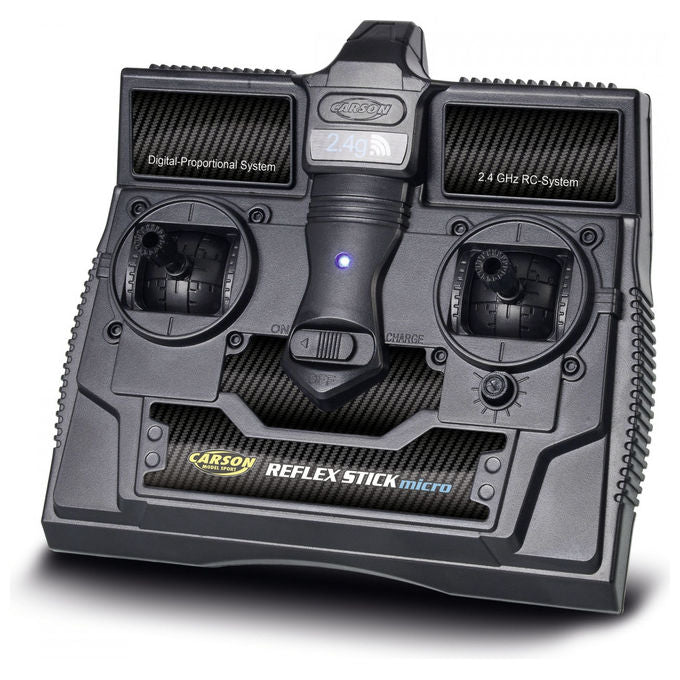 Carson 500504146 Unimog U406 Modellino Radiocomandato Scala 1:87 Motore Elettrico Frequenza 2.4 GHz con Luci LED Batteria Li-Ion 75 mAh colore Multicolore