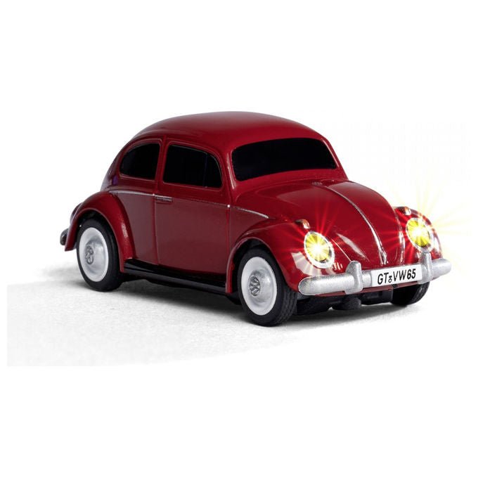 Carson 500504147 Volkswagen Beetle Auto RC Elettrico 1:87 2,4 GHz Incl Batterie e Caricatore colore Rosso