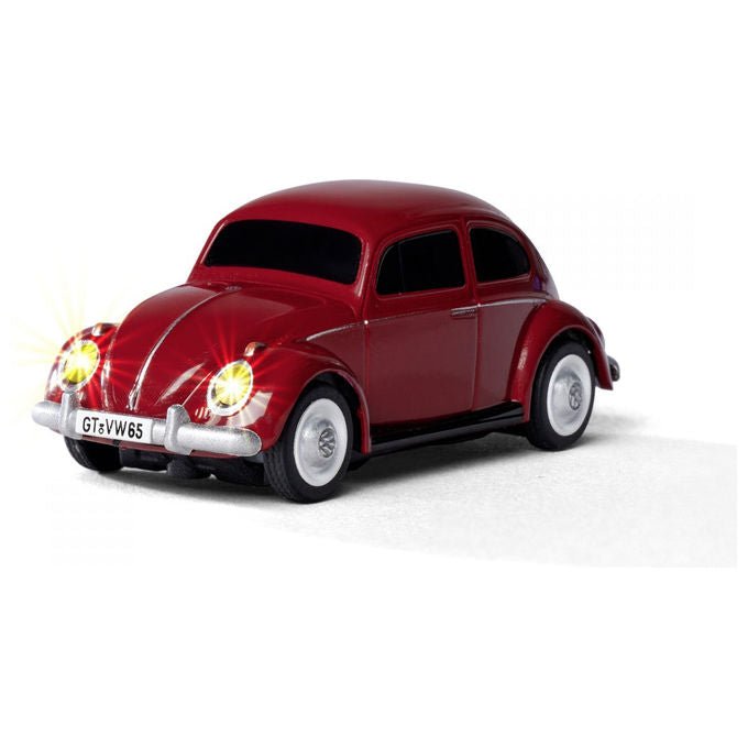 Carson 500504147 Volkswagen Beetle Auto RC Elettrico 1:87 2,4 GHz Incl Batterie e Caricatore colore Rosso
