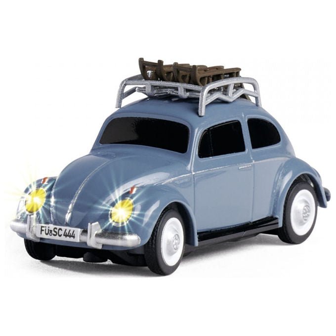 TAMIYA-CARSON Modellbau GmbH and Co. KG 500504149 VW Beetle Wintersport Modello RC Elettrico 2WD 2.4 GHz LED anteriore e posteriore colore Blu