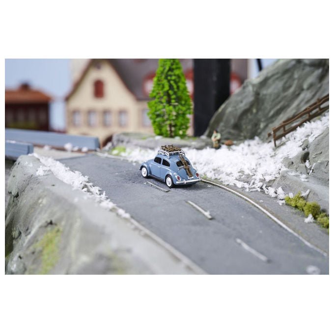 TAMIYA-CARSON Modellbau GmbH and Co. KG 500504149 VW Beetle Wintersport Modello RC Elettrico 2WD 2.4 GHz LED anteriore e posteriore colore Blu