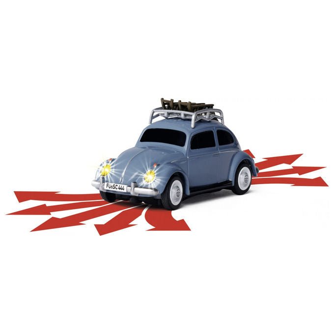 TAMIYA-CARSON Modellbau GmbH and Co. KG 500504149 VW Beetle Wintersport Modello RC Elettrico 2WD 2.4 GHz LED anteriore e posteriore colore Blu