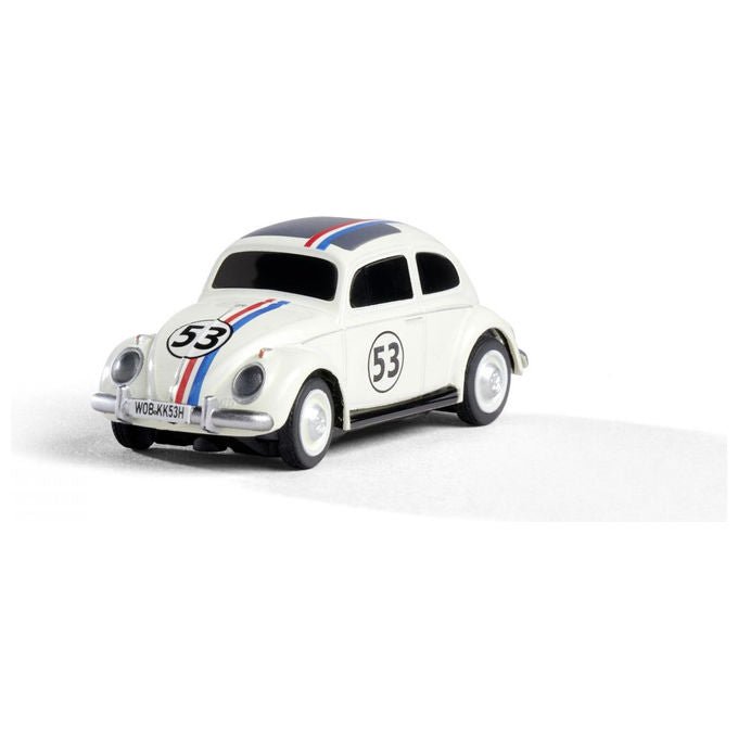 Carson 500504153 VW Beetle Rallye Macchina da rally Scala 1:87 Motore elettrico Frequenza 2.4 GHz Effetti luce colore Bianco