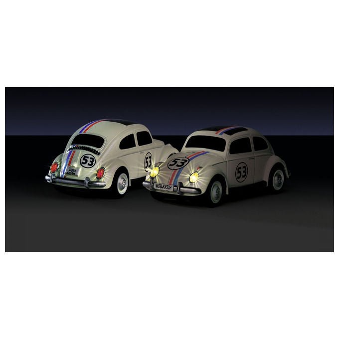 Carson 500504153 VW Beetle Rallye Macchina da rally Scala 1:87 Motore elettrico Frequenza 2.4 GHz Effetti luce colore Bianco
