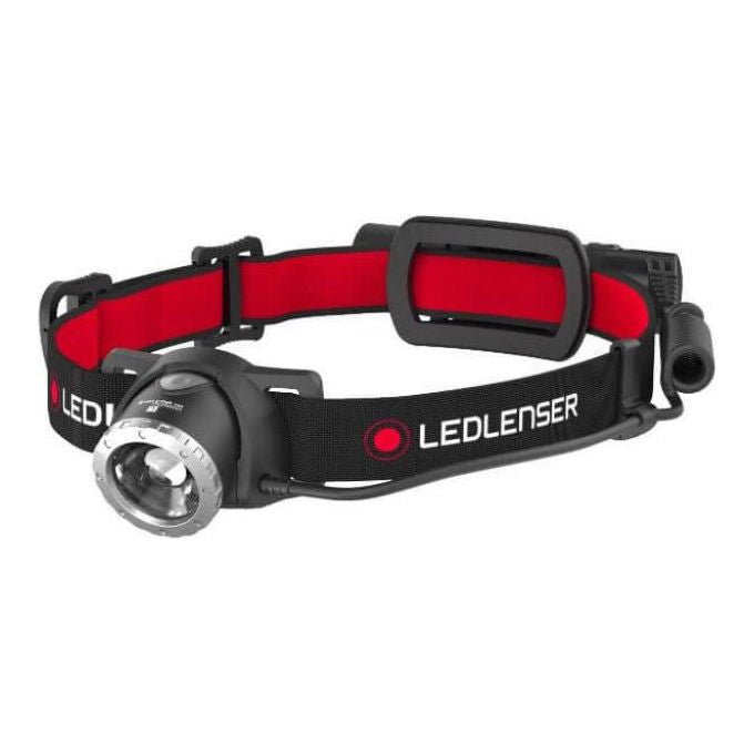 Ledlenser 500853 H8R Torcia a fascia LED Flusso luminoso 250 lm Durata batteria 15 h Tecnologia batteria Ioni di Litio Capacita' 3400 mAh colore Nero Rosso