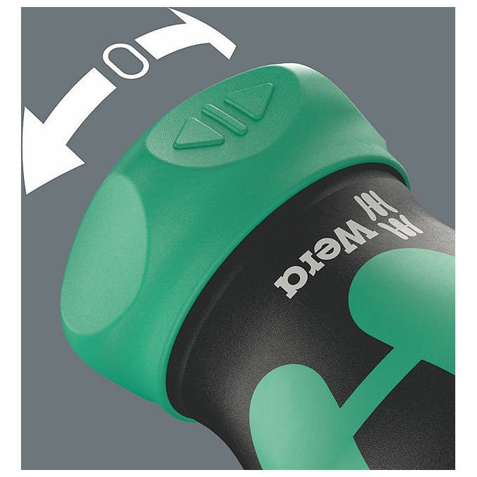Wera 008892 Kraftform Kompakt Stubby Magazin RA 2 Set di bit con cacciavite a cricchetto 6 punte BiTorsion PH PZ TORX Slot lunghezza 115 mm colore Nero-Verde