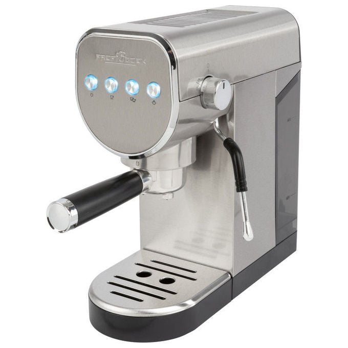 ProfiCook PC-ES-KA 1265 Macchina da caffe' espresso 20 bar 1 L 1360 W funzione montalatte acciaio inox colore Acciaio inox