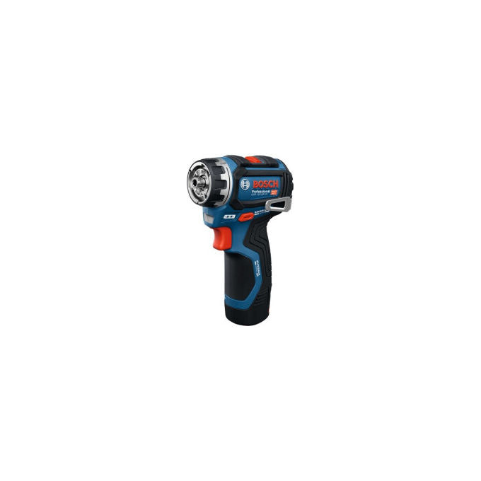Bosch 06019N7101 GSR 12V-32 FC Trapano Avvitatore a Batteria 2x 2.0Ah con Caricabatterie e Accessori FlexiClick L-BOXX colore Nero