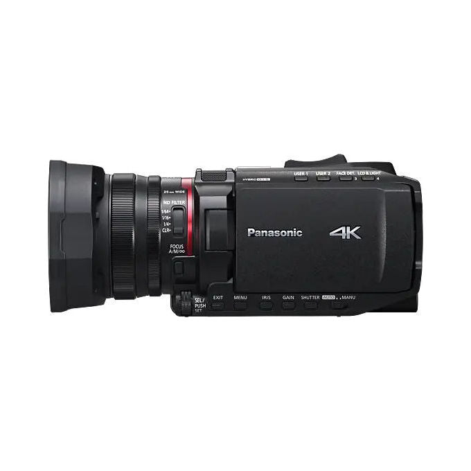 Panasonic, Videocamera Palmare 4K Ultra HD, 8,29 MP MOS, Zoom 24x