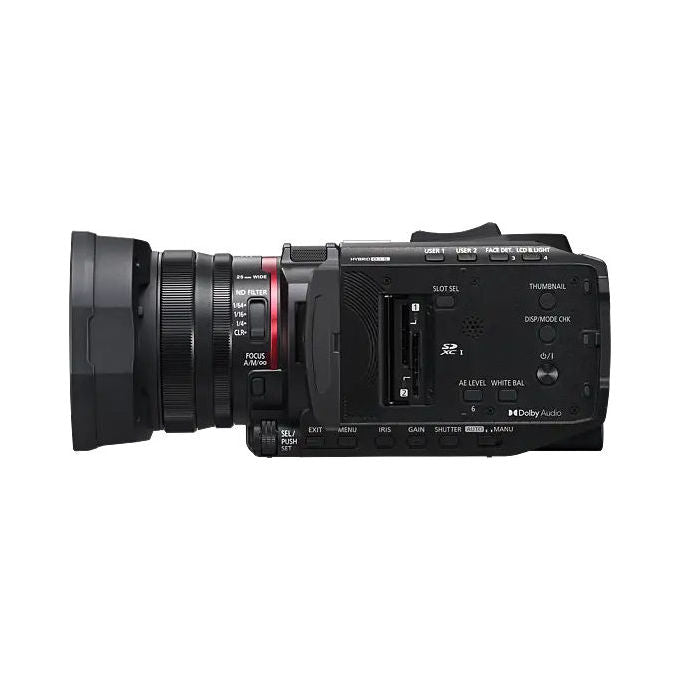 Panasonic, Videocamera Palmare 4K Ultra HD, 8,29 MP MOS, Zoom 24x