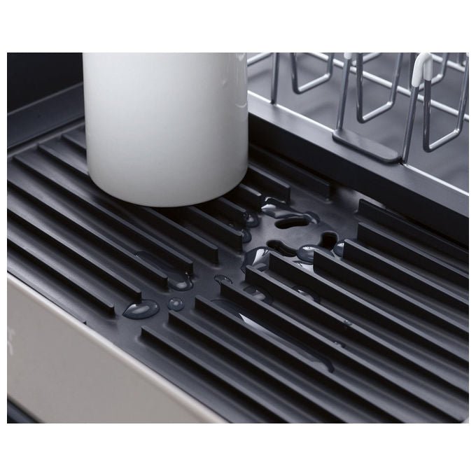 Joseph Joseph 5028420001891 Extend Scolapiatti Estensibile con Vassoio per Posate Sistema di Drenaggio Regolabile colore Grigio