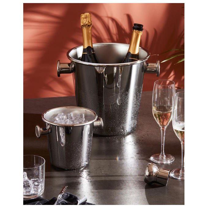 Alessi 5052 Rinfrescatore In Acciaio Inox 650 cl Esterno Lucido Interno Satinato colore Acciaio