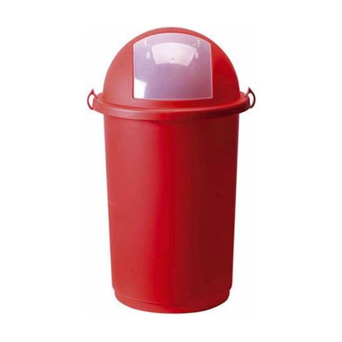 Giganplast Pattumiera Bascula 50 Litri Gigio-Blu