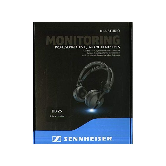 Sennheiser HD 25 Cuffie Padiglione Auricolare Nero