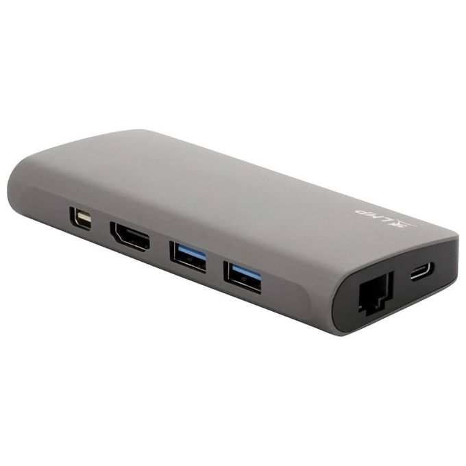 LMP 18641 Travel Dock USB-C 4K 9 Porte HDMI Mini DisplayPort VGA USB 3.2 Gen 1 Ethernet SD microSD colore Grigio Spaziale