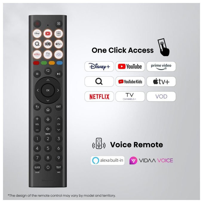 Hisense 50A79S TV DLED 4K 3 porte HDMI Wi-Fi Bluetooth 127 cm (50'') colore Nero
