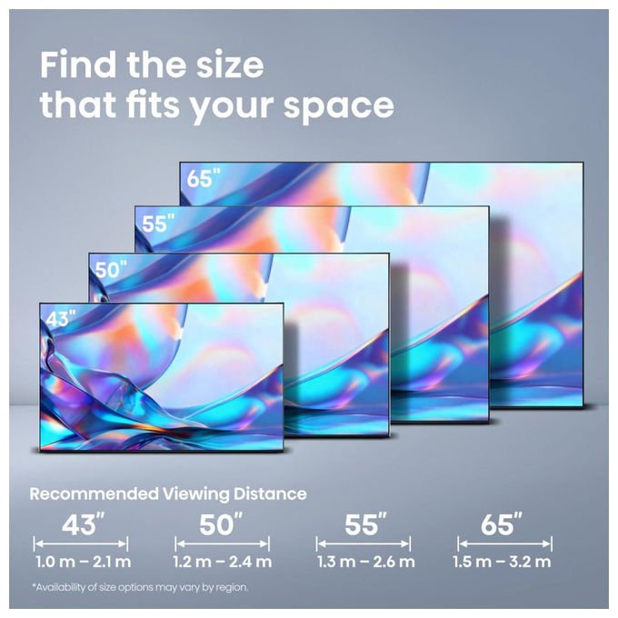 Hisense 50A79S TV DLED 4K 3 porte HDMI Wi-Fi Bluetooth 127 cm (50'') colore Nero