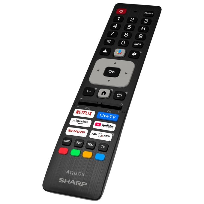 Sharp 50HP5265E Smart TV QLED 50'' 4K UHD Google TV con HDR Dolby Vision e 4 HDMI 2.1 colore Nero