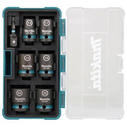 Makita E-16592 Set di bussole 1-2'' Impatto Nero Colore foglia di te'