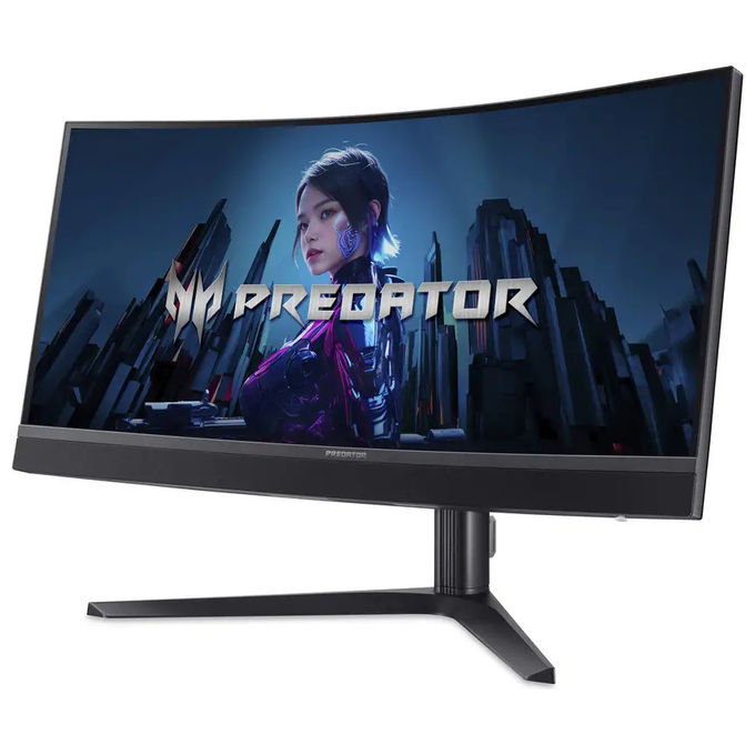 Acer UM.CXXEE.301 Predator X34V3bmiiphuzx Monitor 34'' 3440 x 1440 Pixel 180 Hz FreeSync Premium 1500R colore Nero