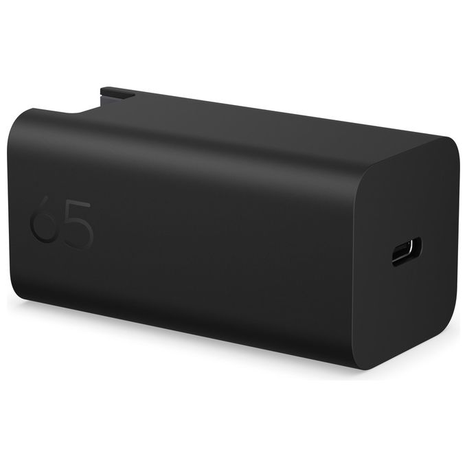 HP C90CKUT#ABB Adattatore di Alimentazione AC-DC 65W con Tecnologia Gallium Nitride USB-C colore Nero