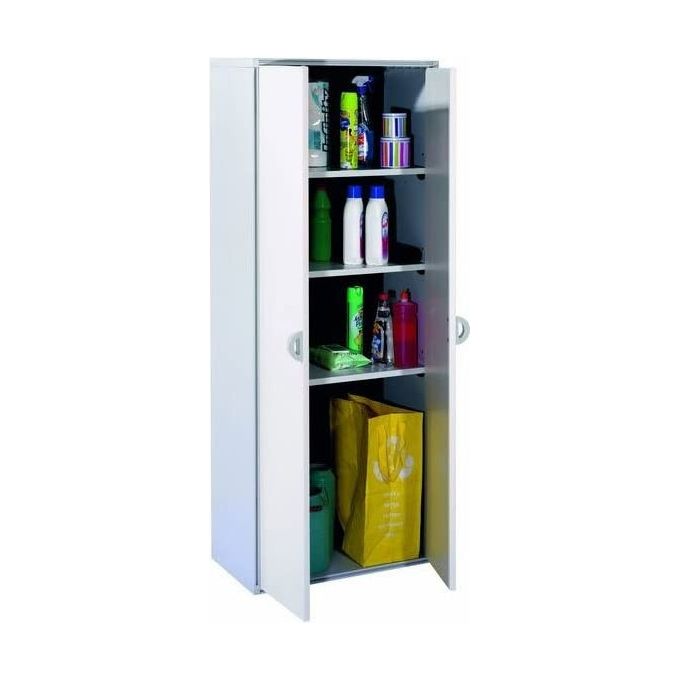 Garofalo Armadietto QBIK Multiuso Modulare H. 170 con Mensole Colore Grigio