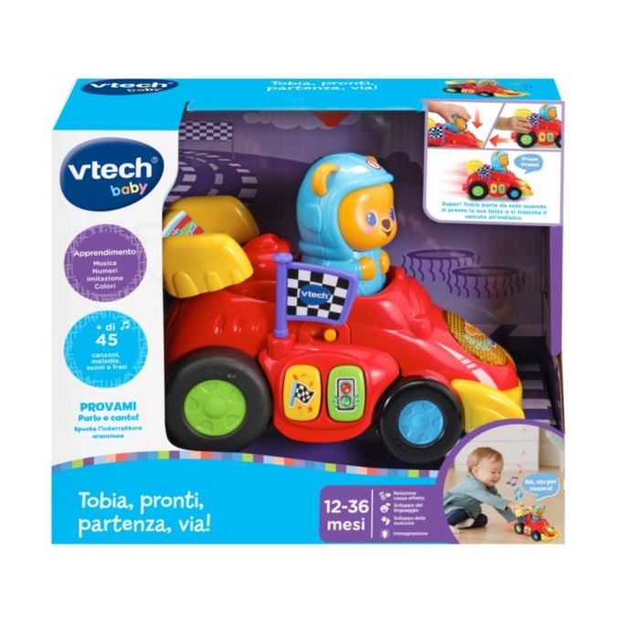 Vtech Electronics Prime Attivita' Baby Tobia Pronti Partenza Via!