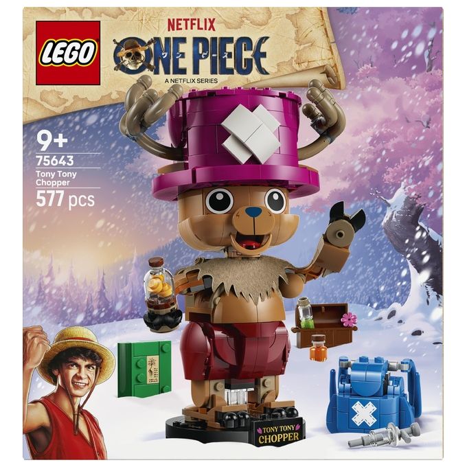 Lego 75643 ONE PIECE Set da costruzione Action Figure TonyTony Chopper 577 pezzi colore Multicolore