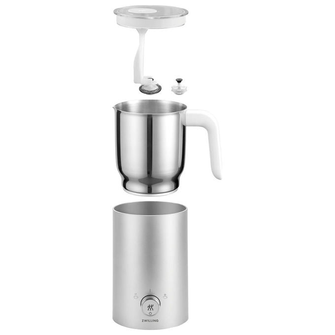 Zwilling 53104-000-0 Enfinigy Montalatte 400 ml Schiuma 200 ml Riscaldamento 600 W colore Argento
