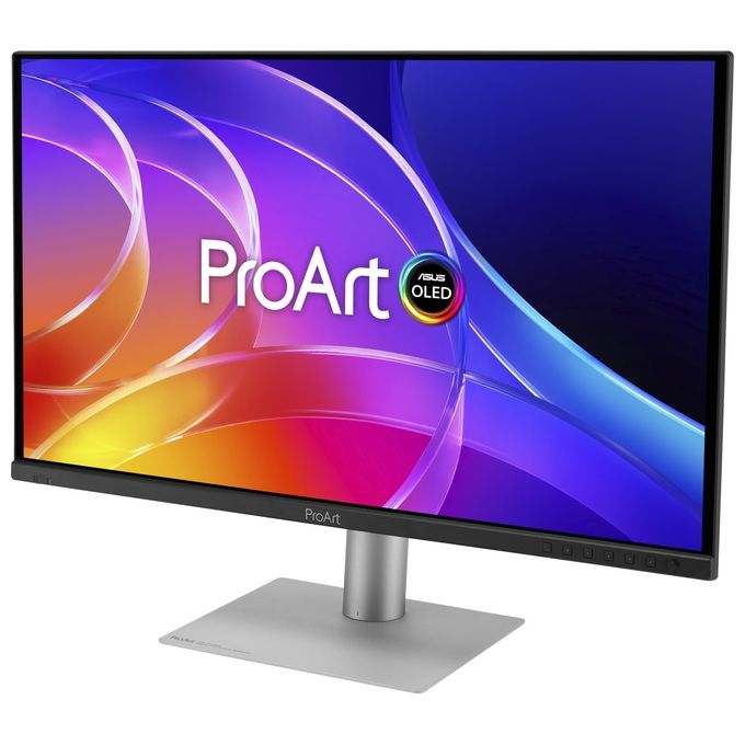 Asus 90LM06M0-B01K71 ProArt Monitor 27'' 4K UHD QD-OLED 3840x2160 100Hz HDR10 colore Nero Argento