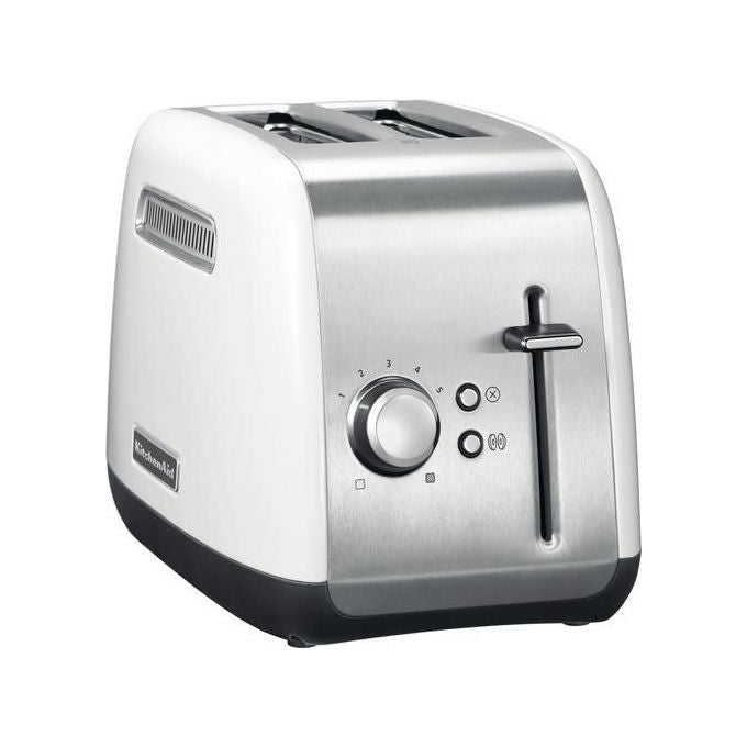 KitchenAid 5413184400422 Classic II Tostapane 2 Fette 5 Livelli Doratura Acciaio Inox Bianco colore Bianco