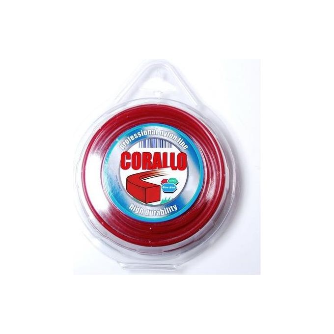 Blue Bird Filo Nylon Sezione Quadrata 15Mt 2.4Mm