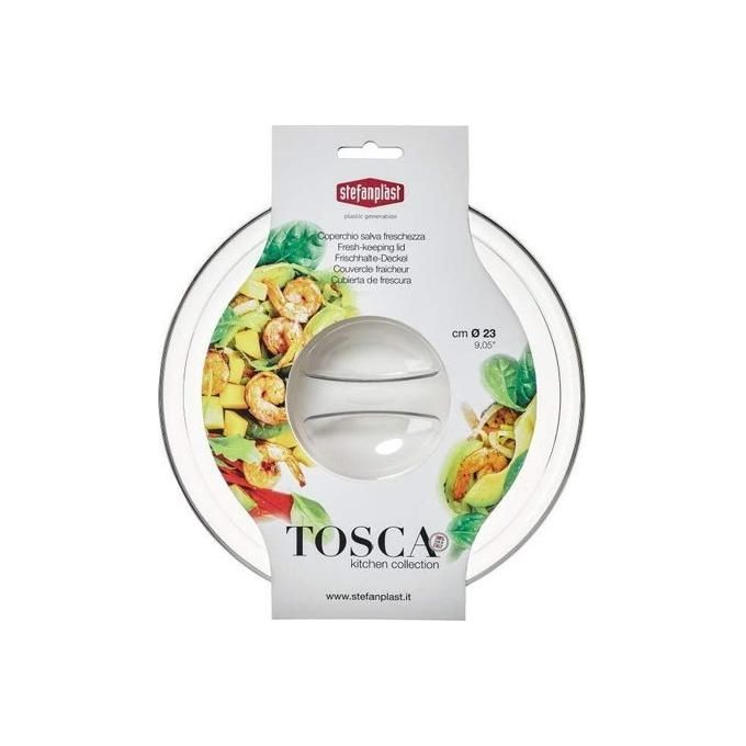 Stefanplast Coperchio 23cm Trasparente Tosca