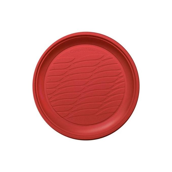 Bibo Piatto Dessert 20 Pezzi Rosso Natural