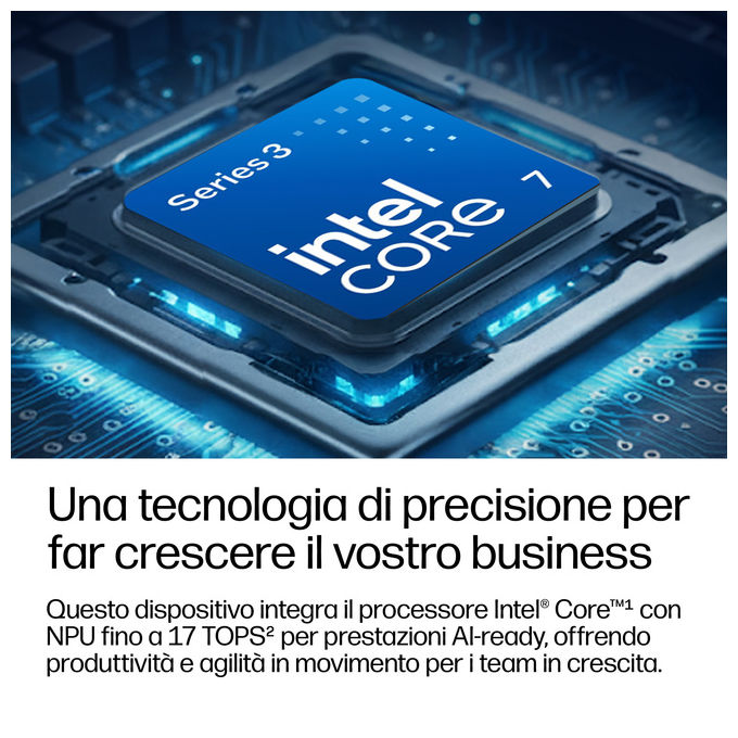 HP DQ6M7AT ProBook 4 G2i Computer portatile Intel Core 7 350 32 GB LPDDR5x 512 GB SSD Wi-Fi 7 Windows 11 Pro colore Argento