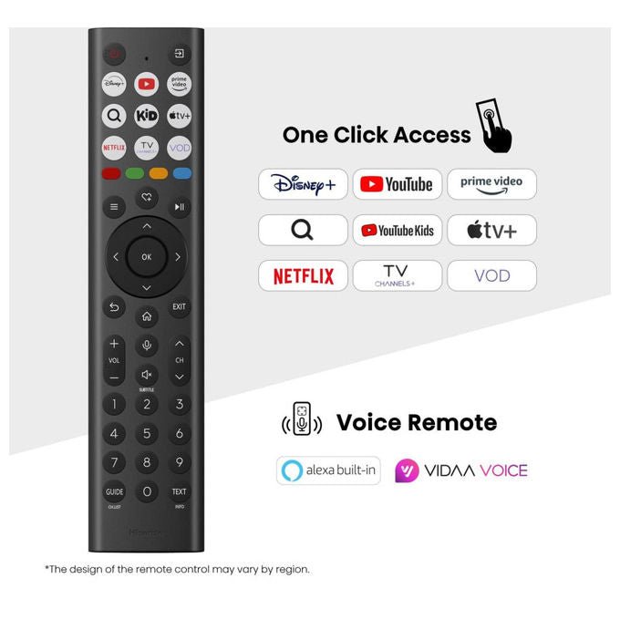 Hisense 55U7Q, tv mini led 55 pollici, 4K UHD, 144Hz, Dolby Vision, Dolby Atmos, ULED, smart tv VIDAA, quantum dot
