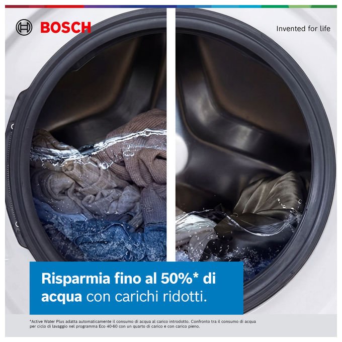 Bosch WAN2829E Serie 4 Lavatrice a Carica Frontale 8 Kg 1400 Giri Classe A Iron Assist Bianco