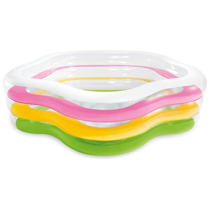 Intex Wetset Summer Colours Swim Centre 73 x 71 Inch Pool Single