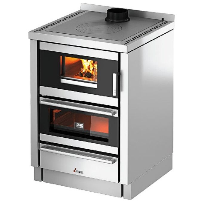 Cadel Cucina a Legna Cadel Kook 60 4.0v Inox