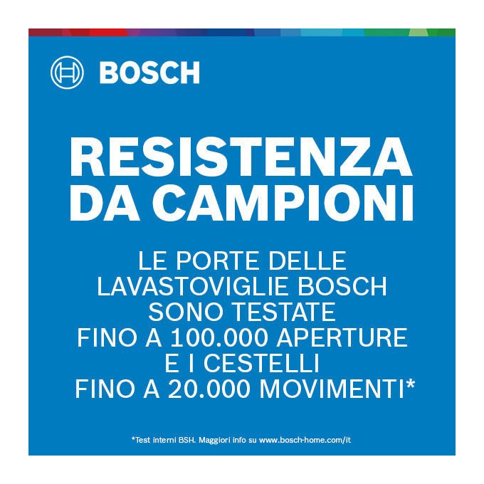 Bosch SPV4HMX13E Serie 4 Lavastoviglie da Incasso 10 coperti Classe D 44 dB Home Connect (87,5x44,8x55 cm) colore Bianco