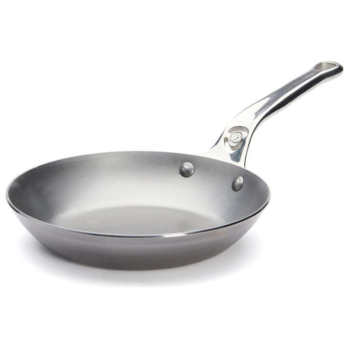 De Buyer 5680.20 Padella Multiuso in Acciaio con Rivestimento in Cera d'Api Adatta per Induzione Diametro 20 cm colore Acciaio inox