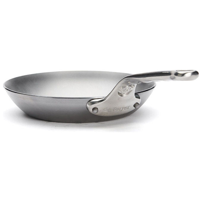 De Buyer 5680.20 Padella Multiuso in Acciaio con Rivestimento in Cera d'Api Adatta per Induzione Diametro 20 cm colore Acciaio inox
